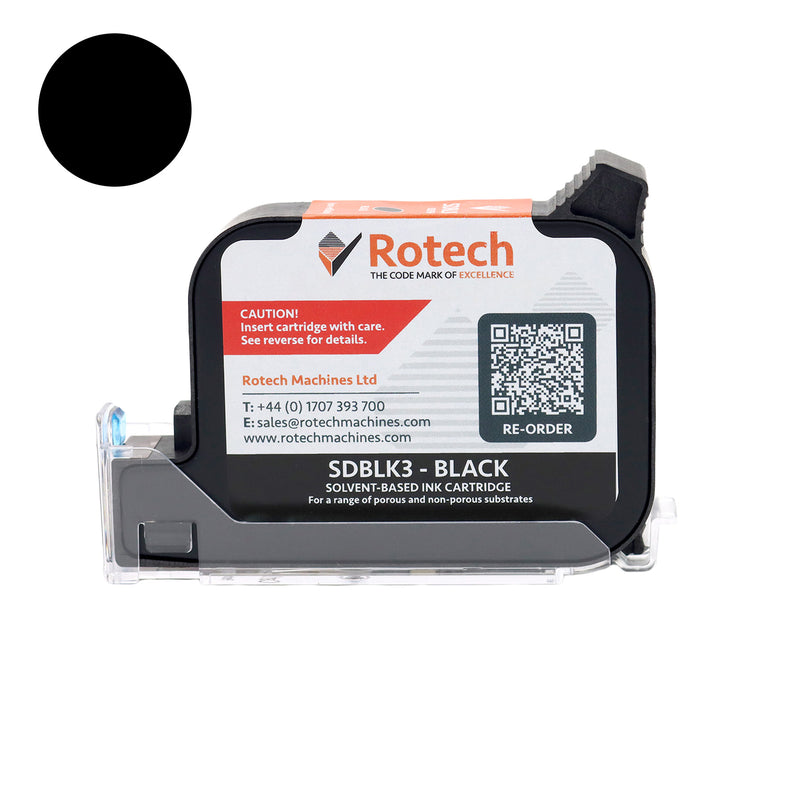 Rotech SDBLK3 thermal inkjet ink cartridge