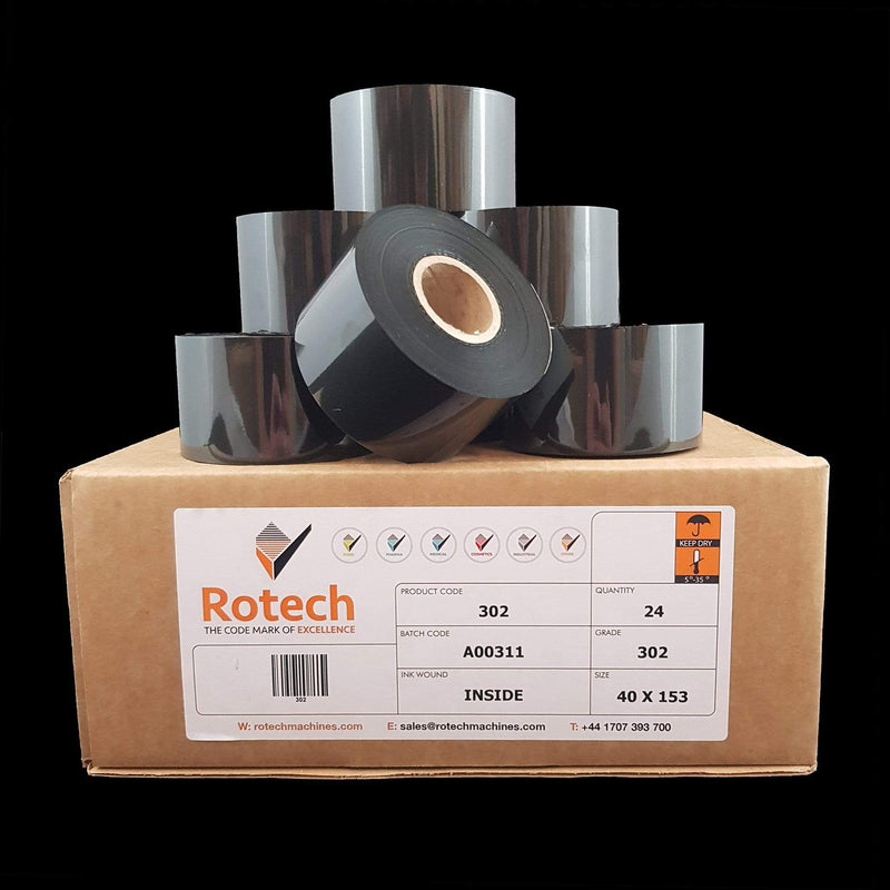 "FX" Hot Foil Tape 40mm x 153m (Box of 24) Hot Stamping Foils SKU 000302 Rotech Machines