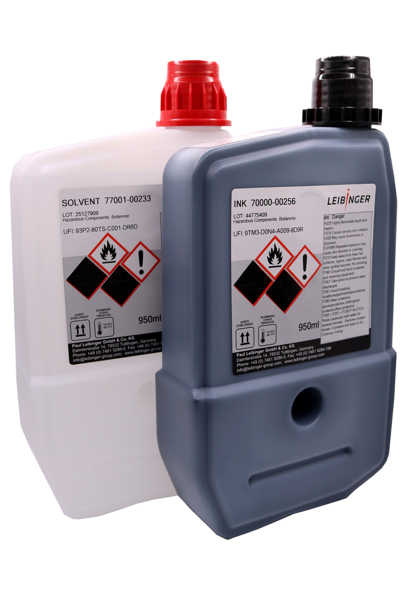 Leibinger CIJ Ink Cassette - 70-256 Special PP/PE Black 950ml