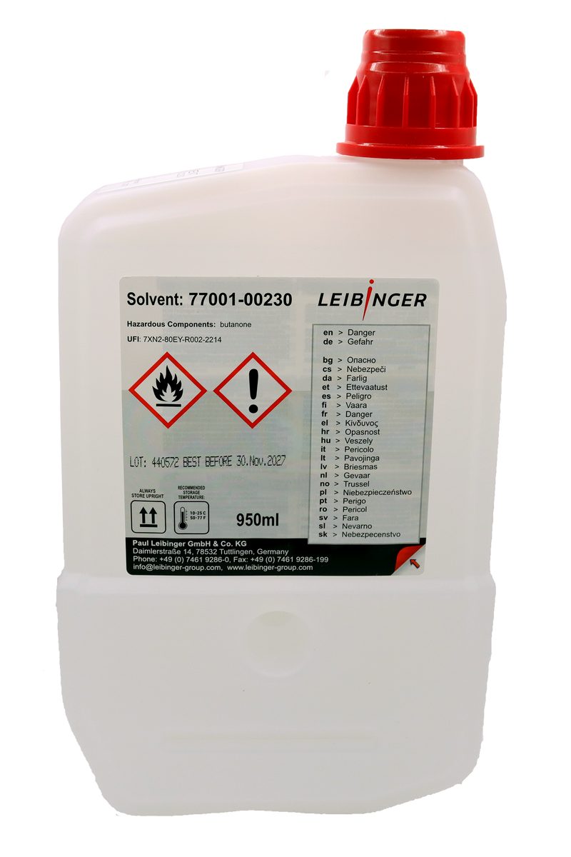 Leibinger CIJ Solvent Cassette - 77-230 Std 950ml