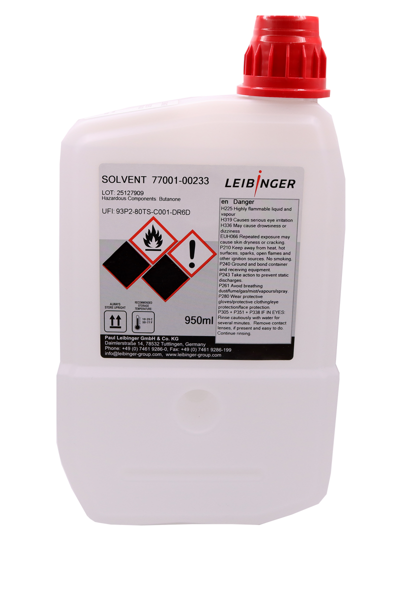 Leibinger CIJ Solvent Cassette - 77-233 (for 70-239) 950ml