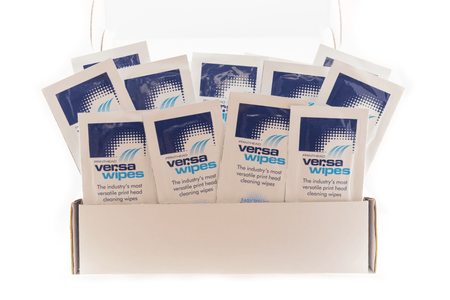 Thermal Printhead Cleaning Wipes. Versawipes pack of 50 individual sachets